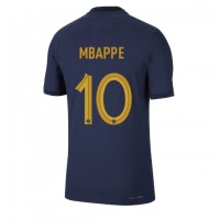 Frankreich Kylian Mbappe #10 Heimtrikot WM 2022 Kurzarm